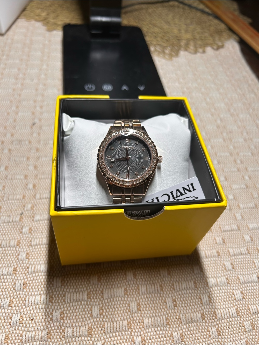 Invicta women’s wildflower 33mm rose gold watch